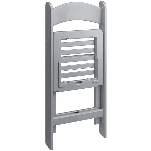 The Eli Slatted Outdoor Resin Folding Chair