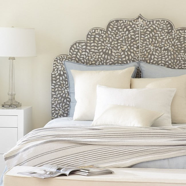 Bone Inlaid wooden wall panel/bed head board/bedhead