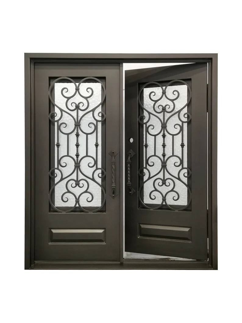 Puerta de hierro forjado Sienna