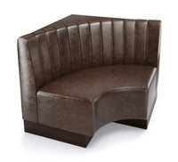 The Miso Channel-Back Modular Lounge Curved Corner Chair