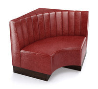 The Miso Channel-Back Modular Lounge Curved Corner Chair