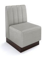 The Miso Channel-Back Modular Lounge Armless Chair