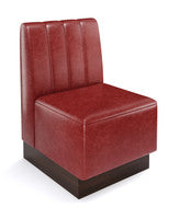 The Miso Channel-Back Modular Lounge Armless Chair