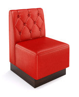 The Miso Diamond-Back Modular Lounge Armless Chair