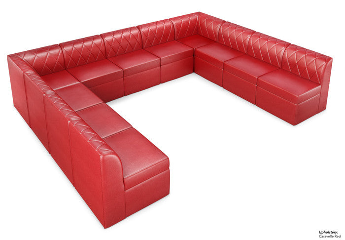 The Venice Diamond-Tufted Modular Lounge Seating Arrangement G2