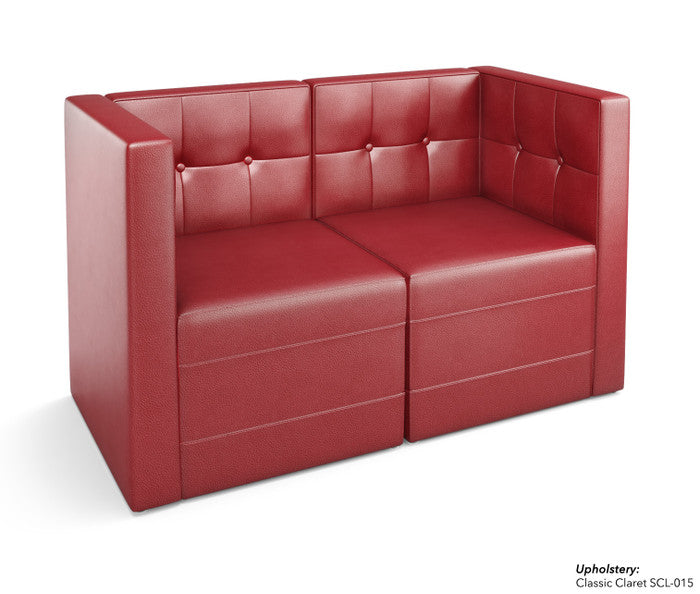 The Mitchell Modular Lounge Love Seat with Arms
