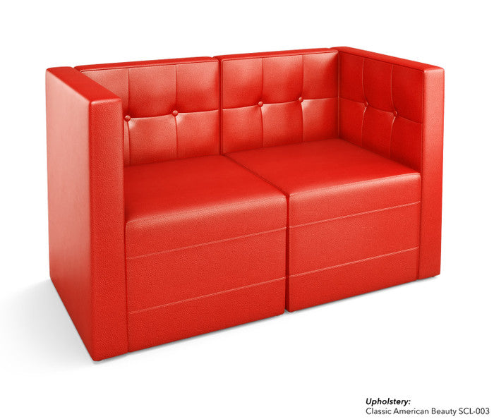 The Mitchell Modular Lounge Love Seat with Arms
