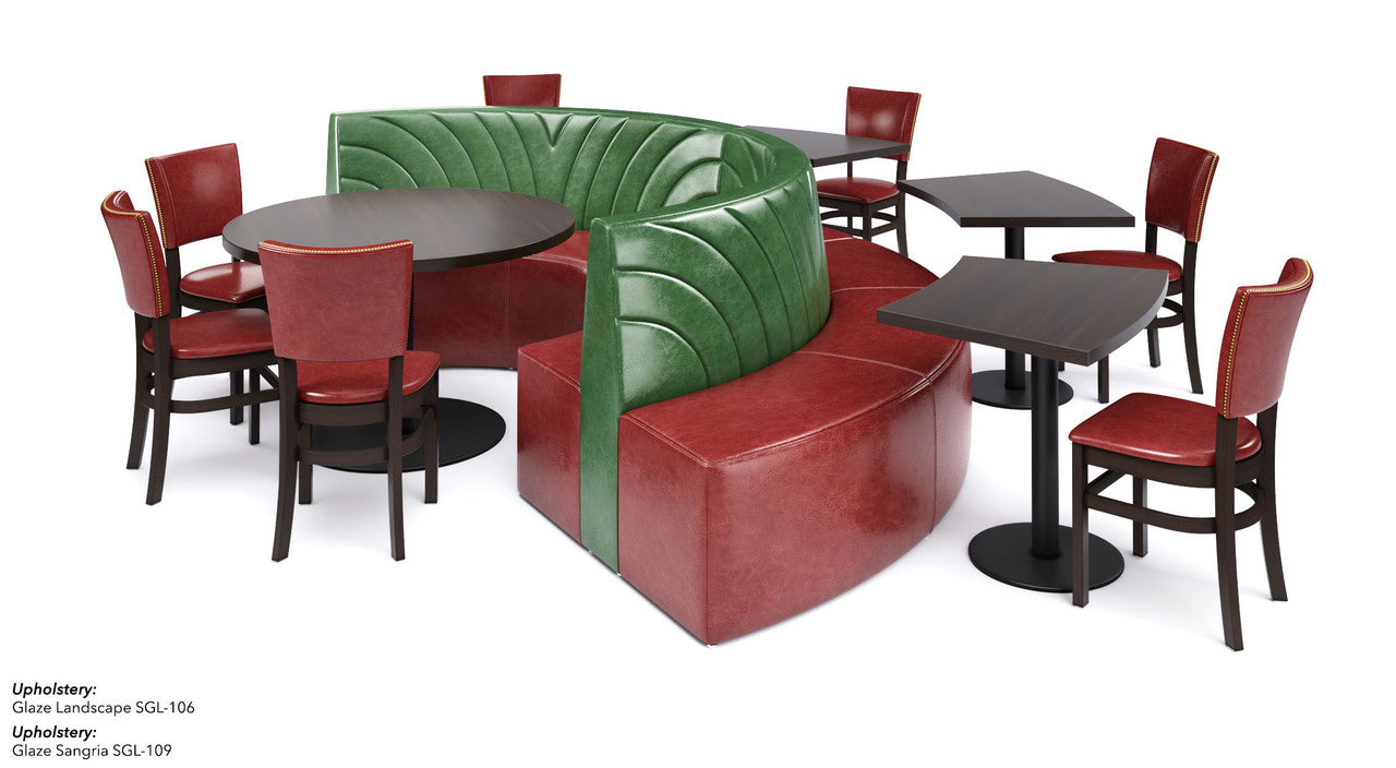 The Miami Modular Lounge Restaurant Seating with Tables and Chair
