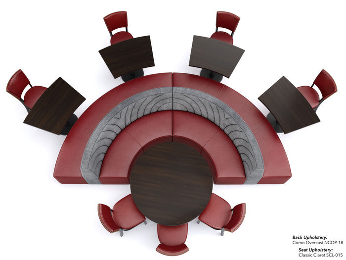 The Miami Modular Lounge Restaurant Seating with Tables and Chair