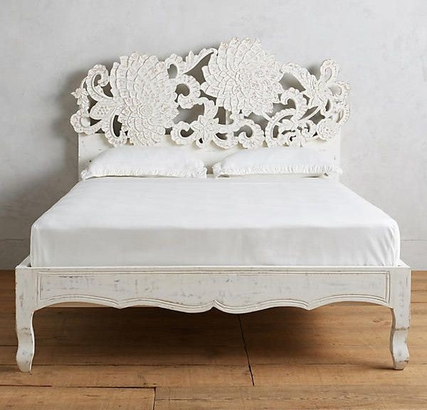 Cama Lotus de madera de mango hecha a mano