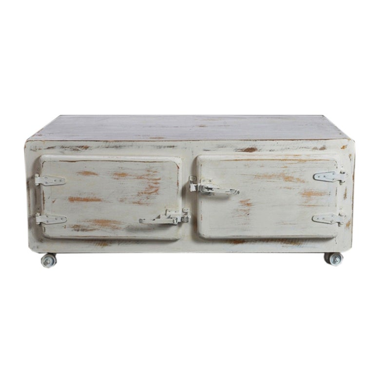 Puerta de refrigerador rectangular de madera maciza Cromer
