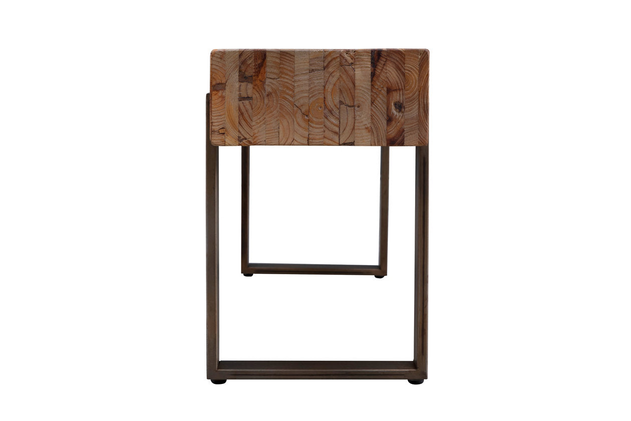 CARCAR Rustic Industrial Bench
