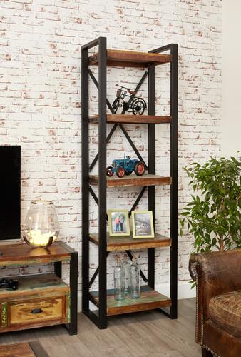 DAPA Industrial Mango Wood Urban Chic Bookcase