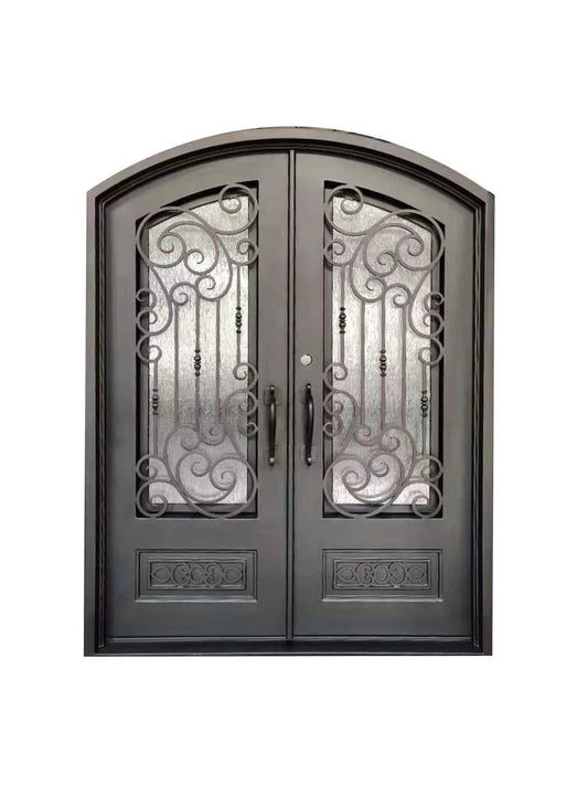 Puerta doble de hierro forjado Samuel