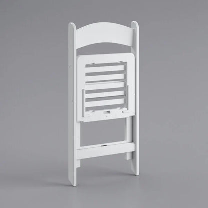 The Eli Slatted Outdoor Resin Folding Chair