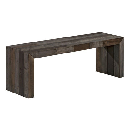 SACHI Industrial Grey Vintage Bench