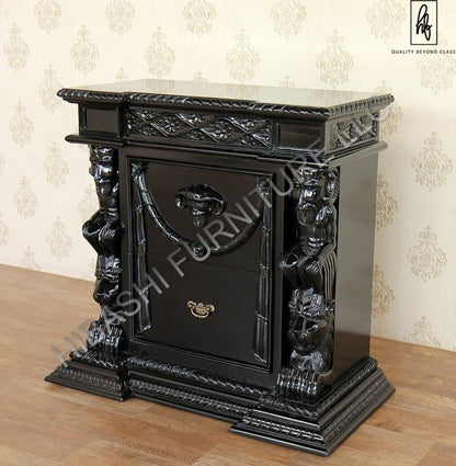 DAZE Hand Carved Gothic Nightstand