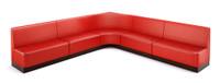 The Miso Flat-Back Modular Lounge Large V Shape Seating Arrangement G2