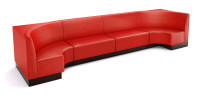 The Miso Flat-Back Modular Lounge Large V Shape Seating Arrangement G3