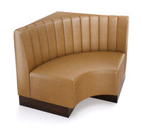 The Miso Channel-Back Modular Lounge Curved Corner Chair