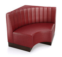 The Miso Channel-Back Modular Lounge Curved Corner Chair
