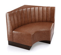 The Miso Channel-Back Modular Lounge Curved Corner Chair