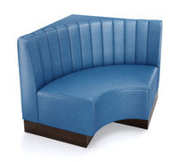 The Miso Channel-Back Modular Lounge Curved Corner Chair