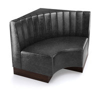 The Miso Channel-Back Modular Lounge Curved Corner Chair