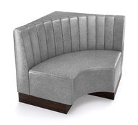 The Miso Channel-Back Modular Lounge Curved Corner Chair