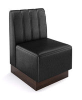 The Miso Channel-Back Modular Lounge Armless Chair