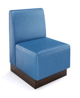 The Miso Flat-Back Modular Lounge Armless Chair