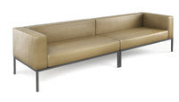 Illia Modular Lounge Fully-Welded Gunmetal Frame Long Sofa