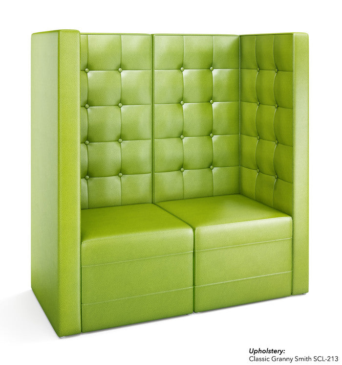The Jenna Modular Lounge Love Seat with Arms