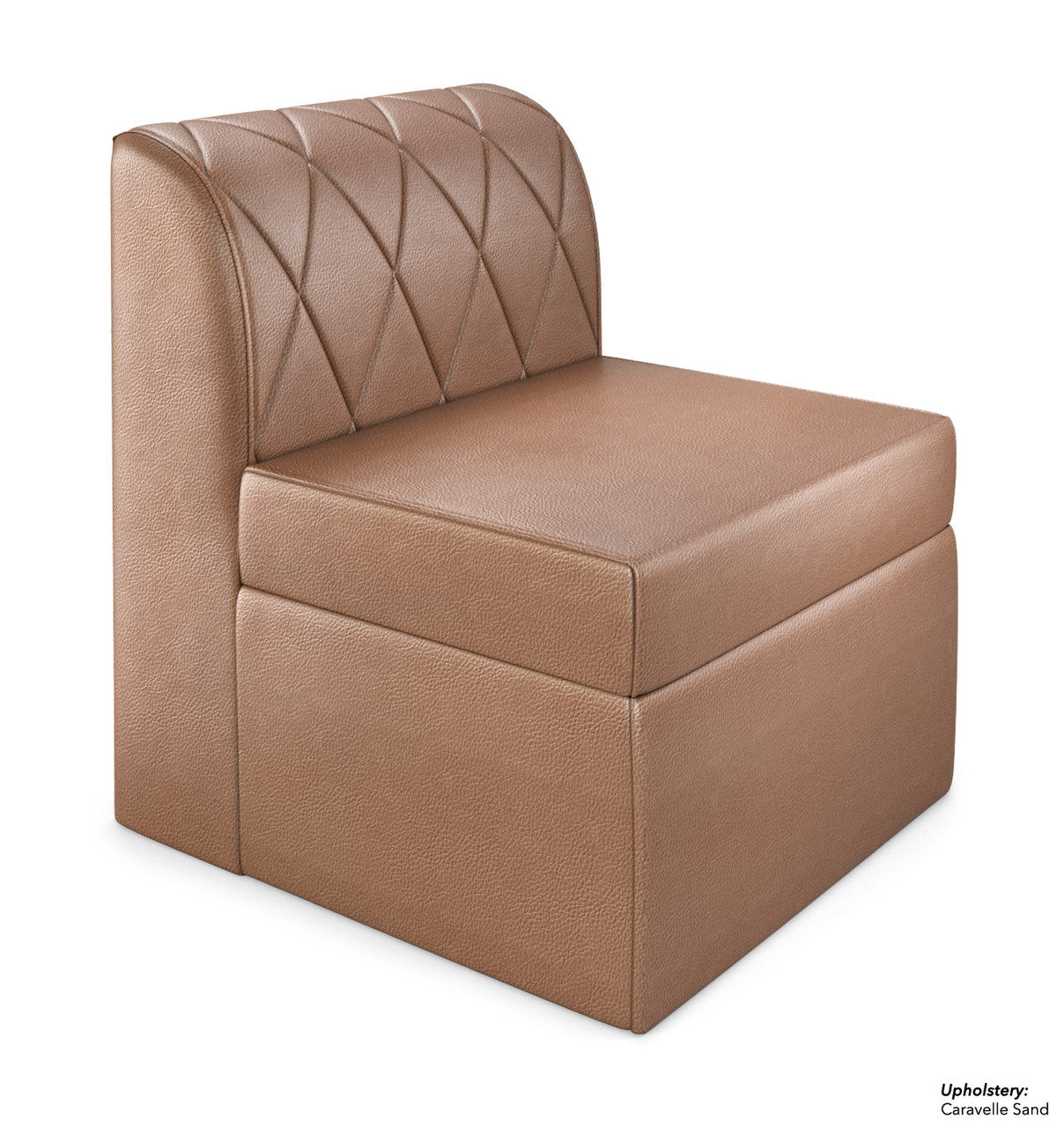 Sillón modular sin brazos con capitoné de diamantes Venice