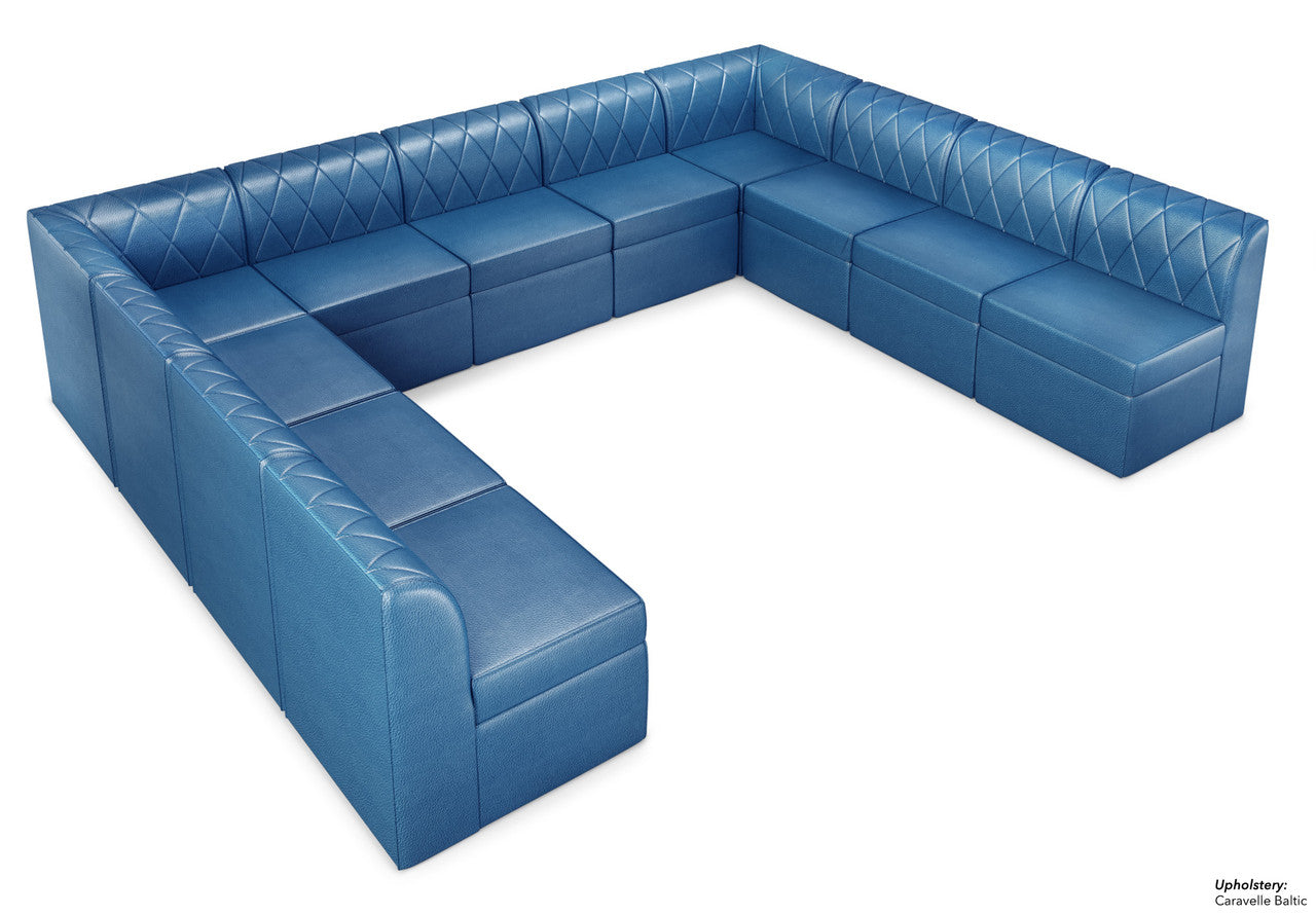 The Venice Diamond-Tufted Modular Lounge Seating Arrangement G2