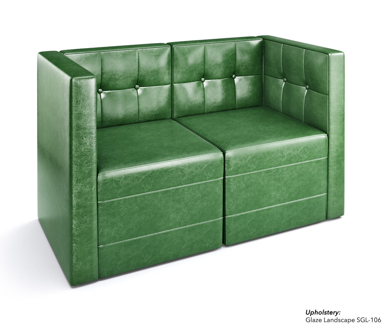 The Mitchell Modular Lounge Love Seat with Arms