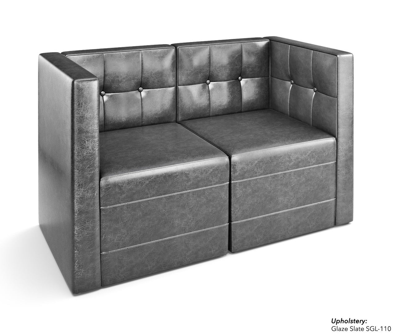 The Mitchell Modular Lounge Love Seat with Arms
