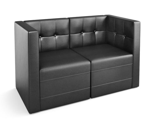 The Mitchell Modular Lounge Love Seat with Arms