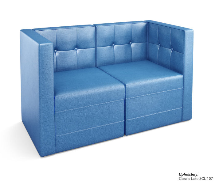 The Mitchell Modular Lounge Love Seat with Arms