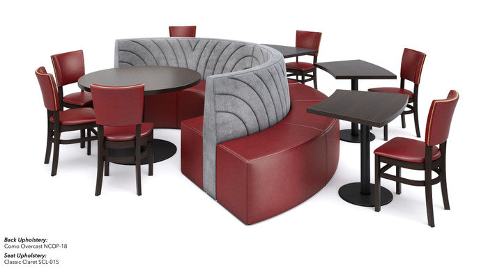The Miami Modular Lounge Restaurant Seating with Tables and Chair