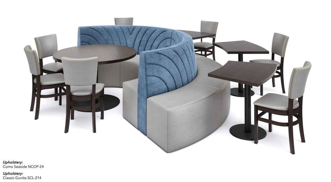 The Miami Modular Lounge Restaurant Seating with Tables and Chair