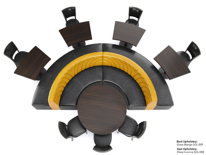 The Miami Modular Lounge Restaurant Seating with Tables and Chair