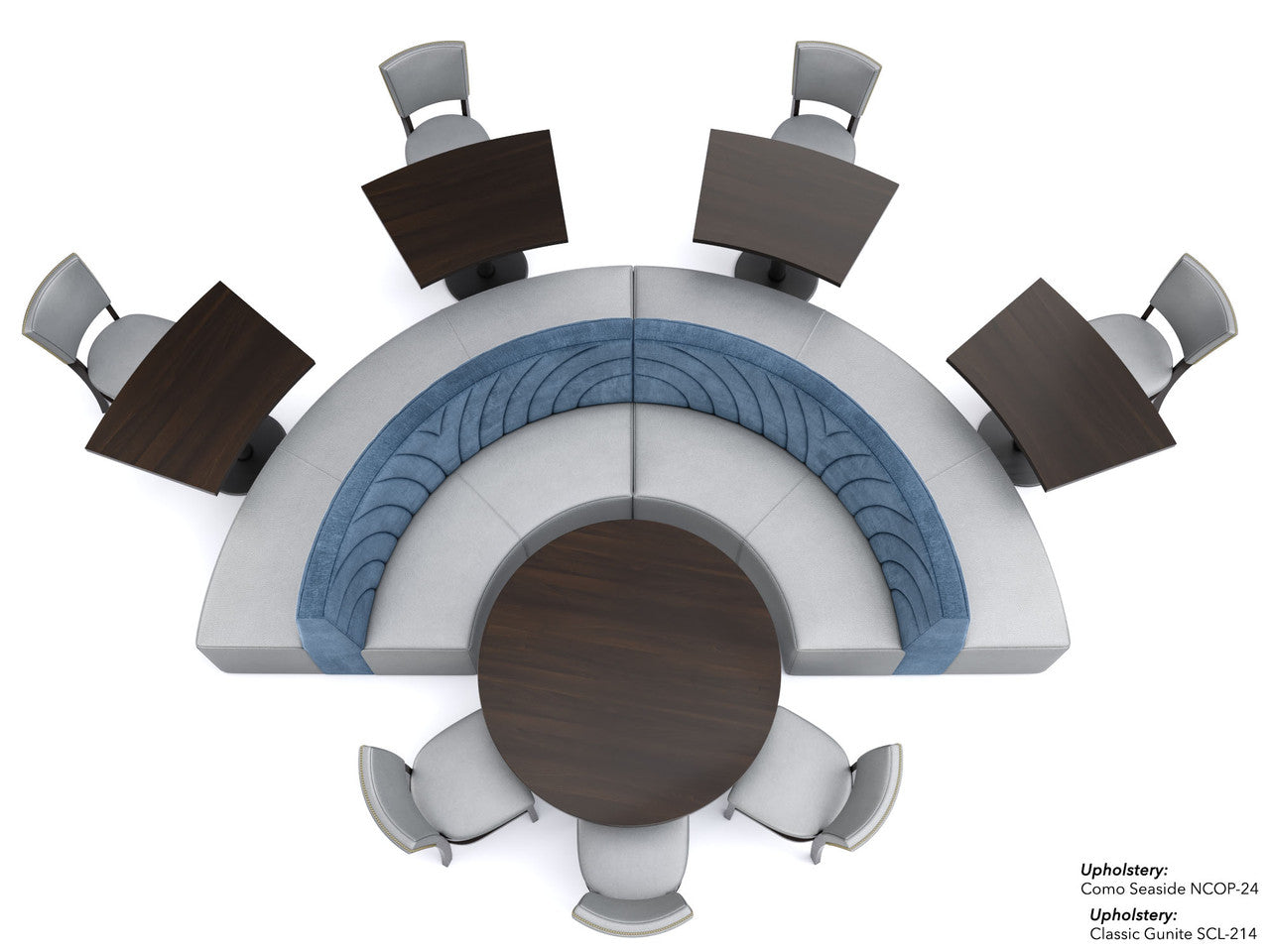 The Miami Modular Lounge Restaurant Seating with Tables and Chair