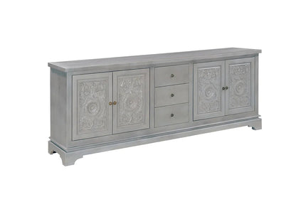 Ariana Hand Carved 3 Drawer Cabinet Sideboard