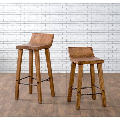 Alfonso Solid Wood Bar & Counter Stool