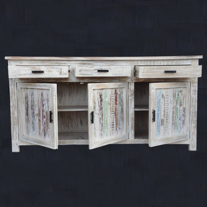 Timber Sideboard White Wash 180-40-90