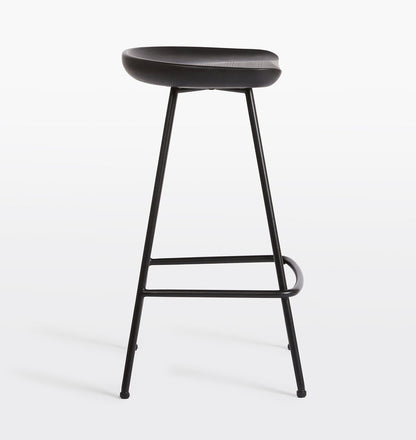 Angeles Counter Stool with Metal Legs