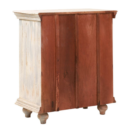 Dunstable Floral Hand-carved Solid Wood 3 Drawer Dresser