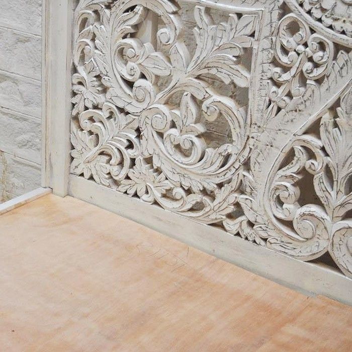 Victorian Hand Carved Wooden Kerri Bed Frame King/ Queen