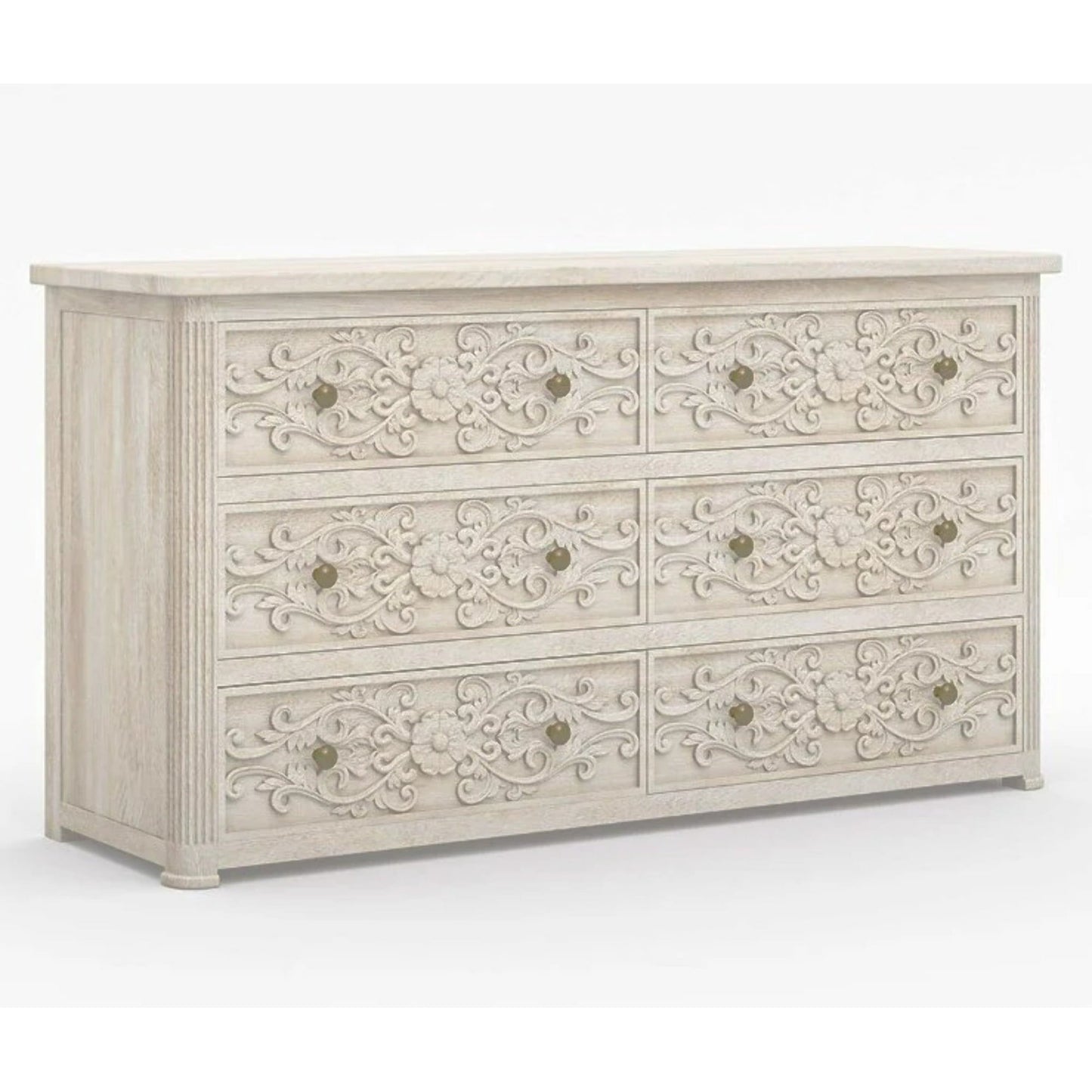 Kasbah Hand Carved Solid Wooden Bed / Bedroom Set